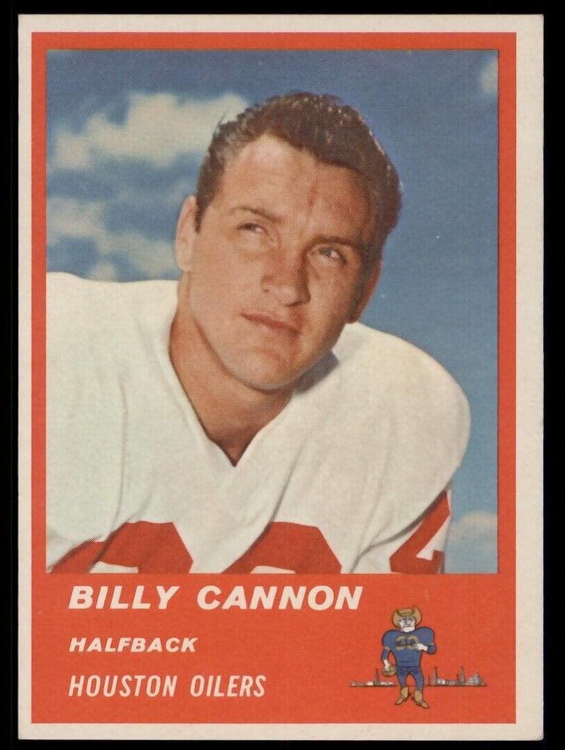 Billy Cannon 1963 fleer Fleer