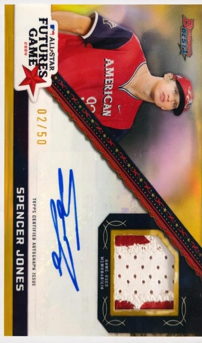 Spencer Jones 2024 bowman Bowman's Best