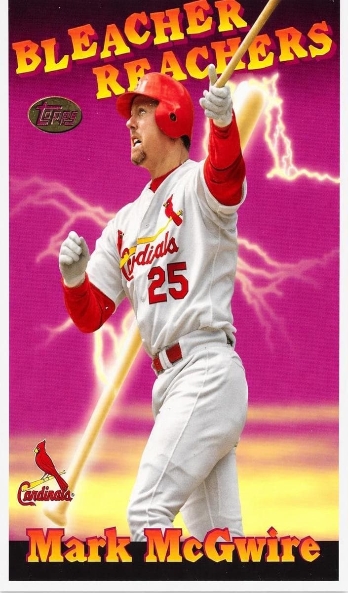 Mark McGwire 2025 topps Update Bleacher Reachers
