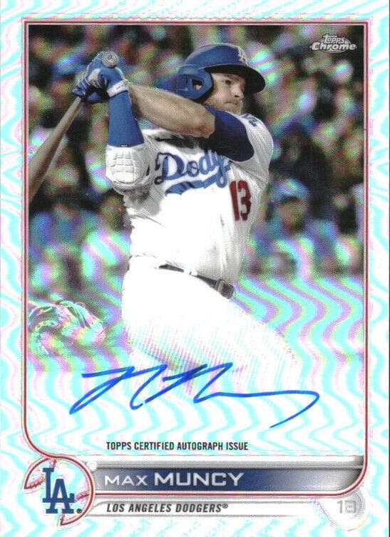 Max Muncy 2022 topps Topps Chrome