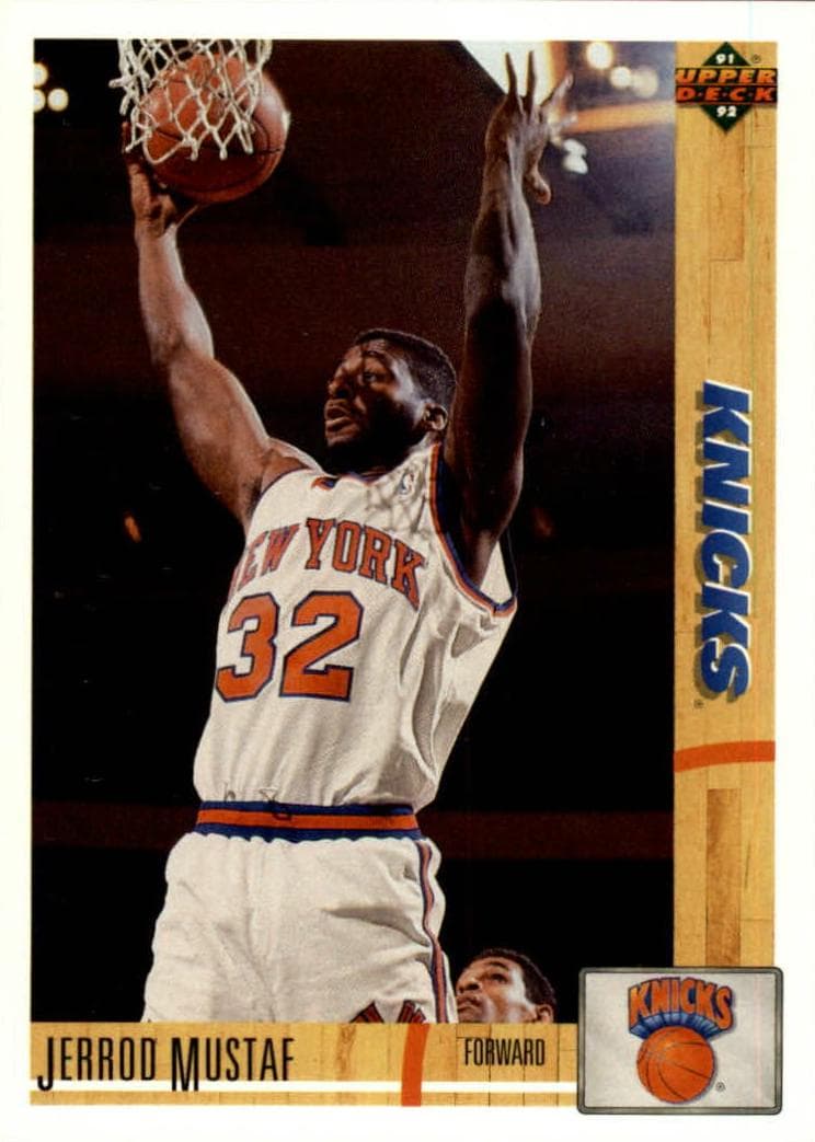 Jerrod Mustaf 1991 upper-deck Upper Deck