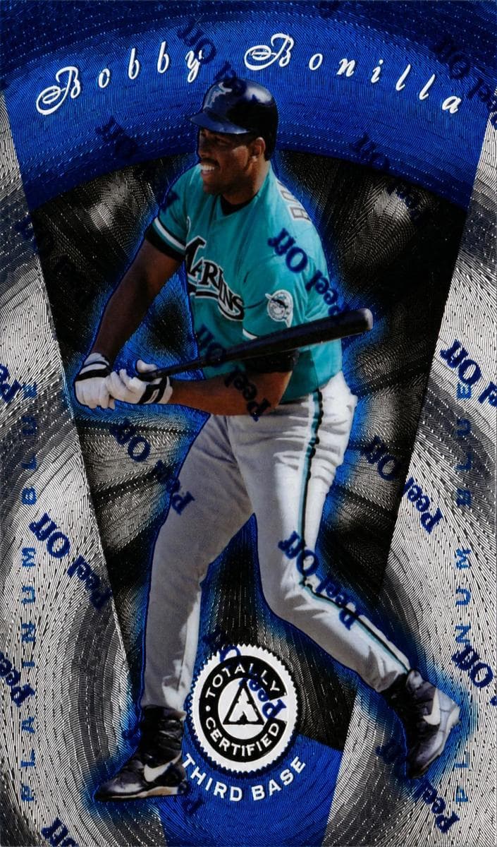 Bobby Bonilla 1997 panini Pinnacle Totally Certified