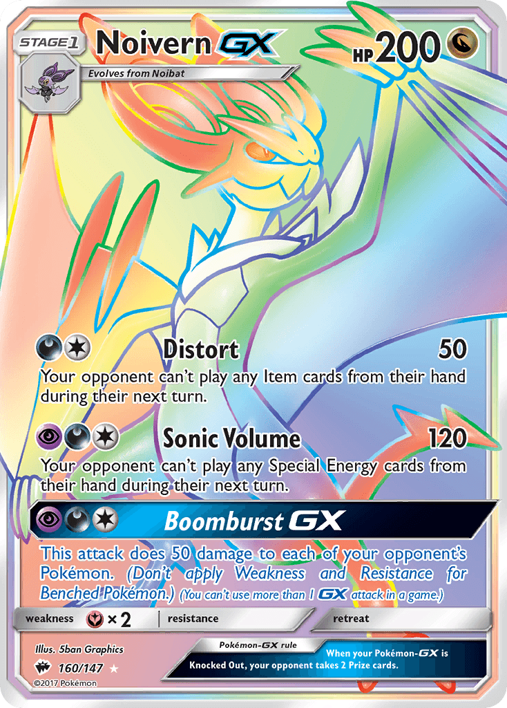 Noivern GX 2017 Pokemon