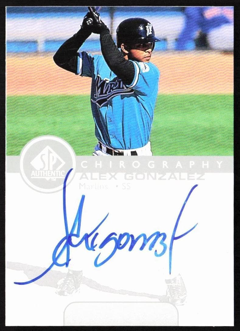 Alex Gonzalez 1999 unknown SP Authentic