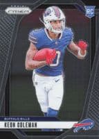 Keon Coleman 2024 panini Prizm Black & White Checker