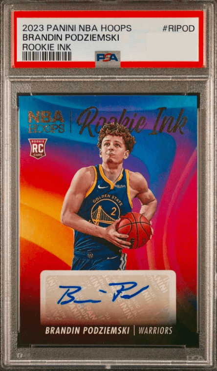 Brandin Podziemski 2023 panini Hoops