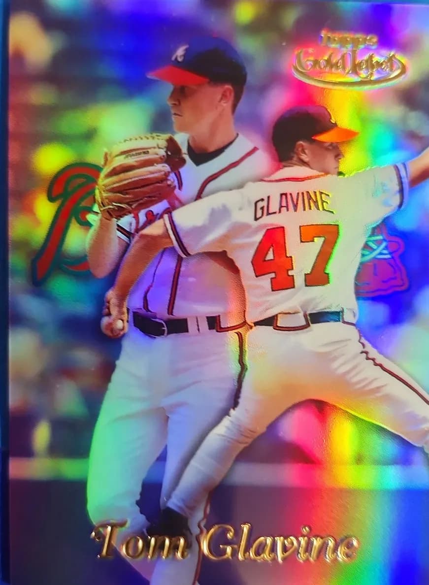 Tom Glavine 1999 topps Topps Gold Label