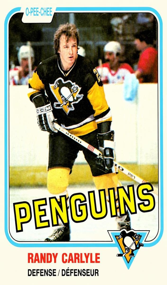 Randy Carlyle 1981 topps O-Pee-Chee