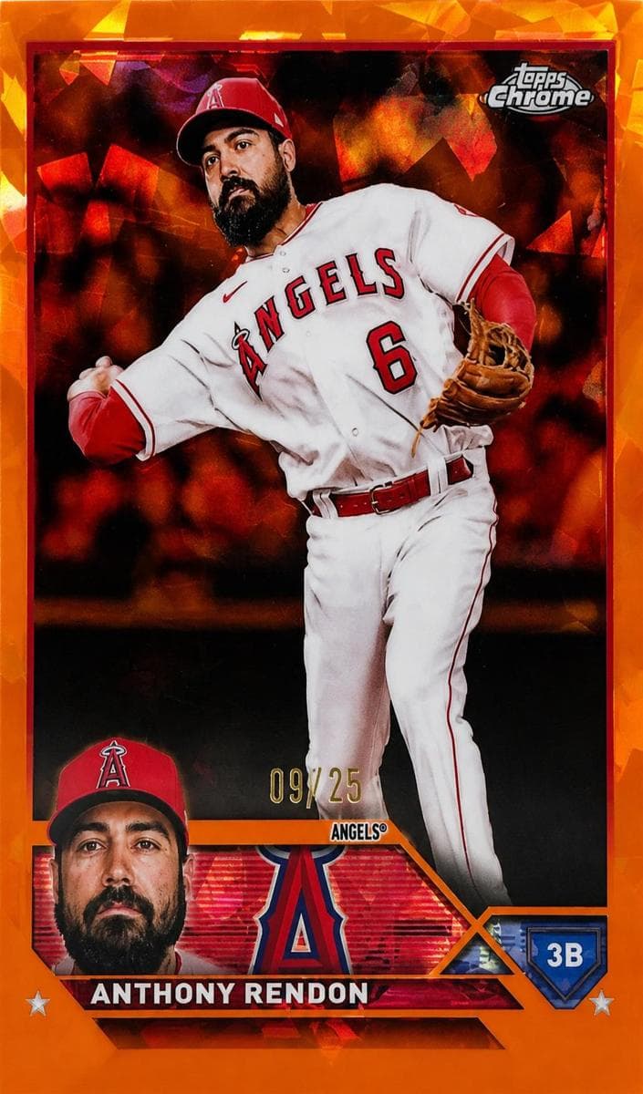 Anthony Rendon 2023 topps Topps Chrome Sapphire Edition