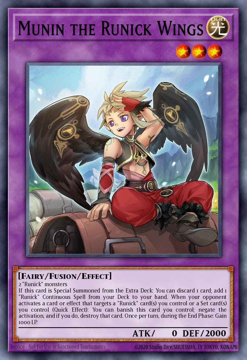 Munin the Runick Wings #TAMA-EN038