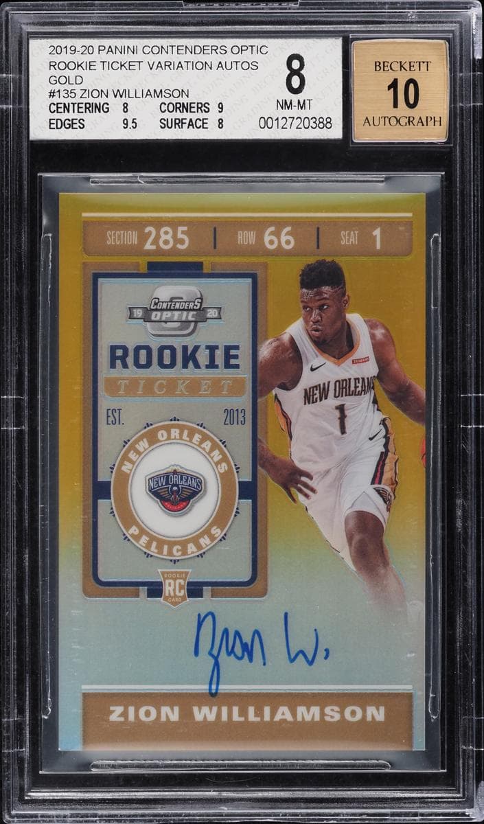 Zion Williamson 2019 panini