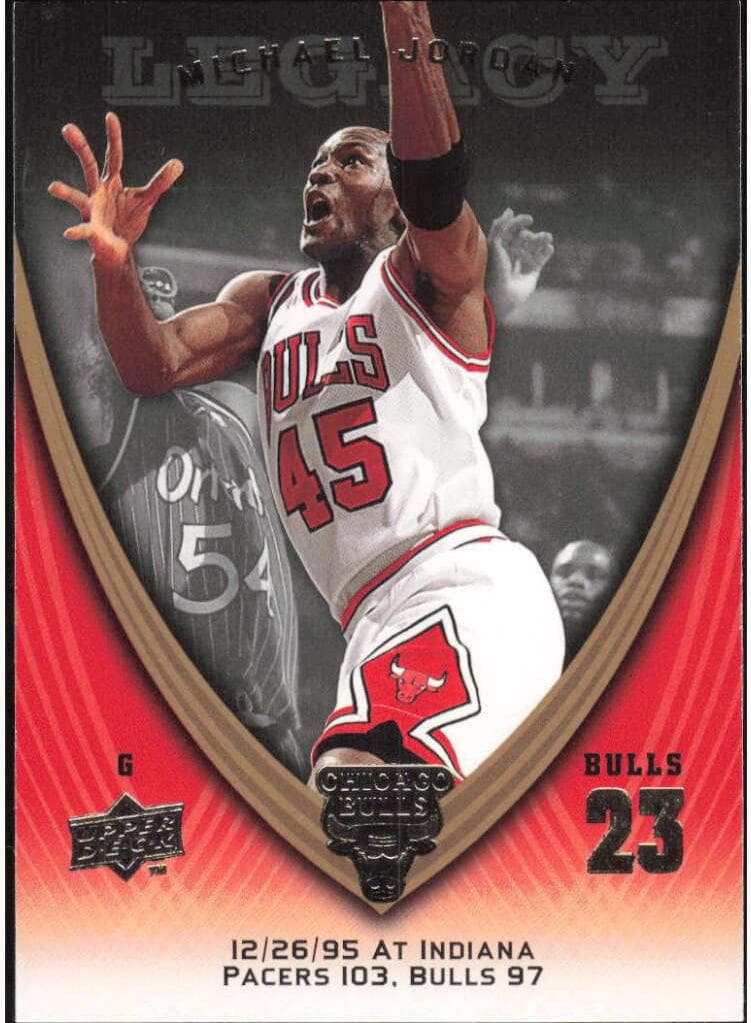 Michael Jordan 2008 upper-deck Michael Jordan Legacy Collection