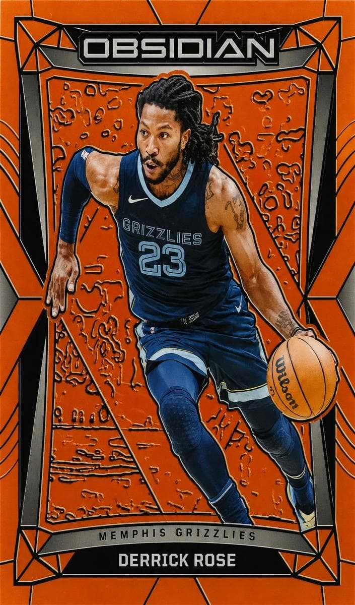 Derrick Rose 2023 panini Panini Obsidian