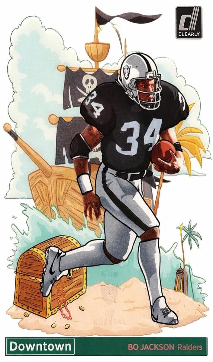 Bo Jackson 2023 panini Clearly Donruss