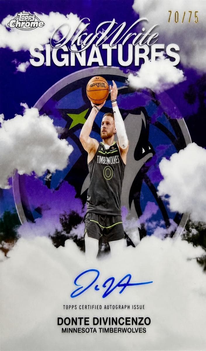 Donte Divincenzo 2025 topps Topps Chrome