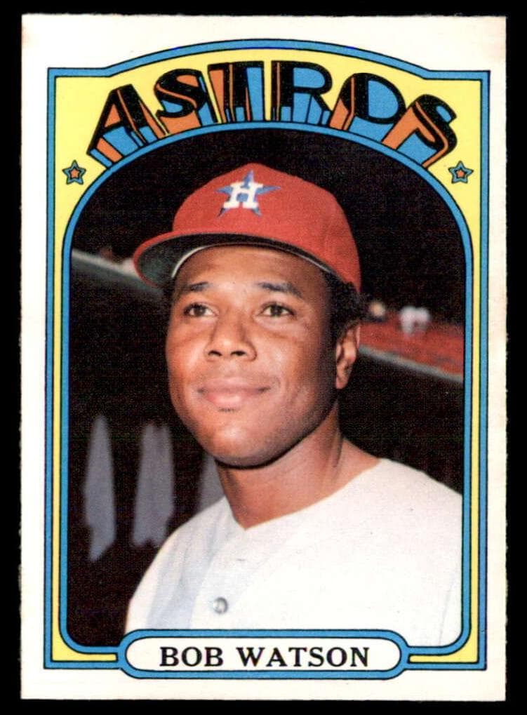 Bob Watson 1972 topps O-Pee-Chee