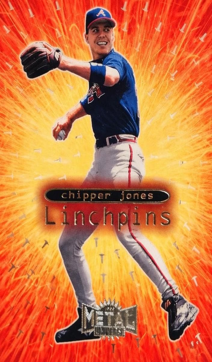Chipper Jones 1999 fleer Skybox Metal Universe