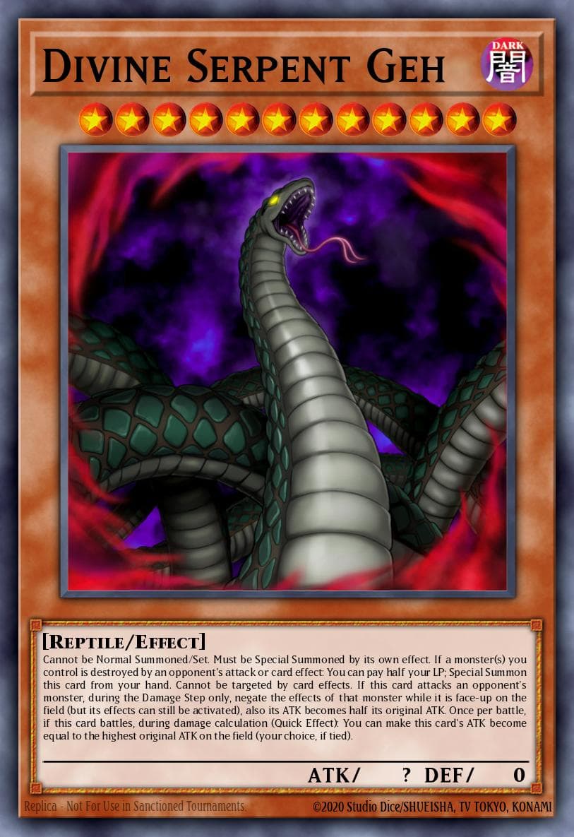 Divine Serpent Geh 2019 Yu-Gi-Oh! Duel Power