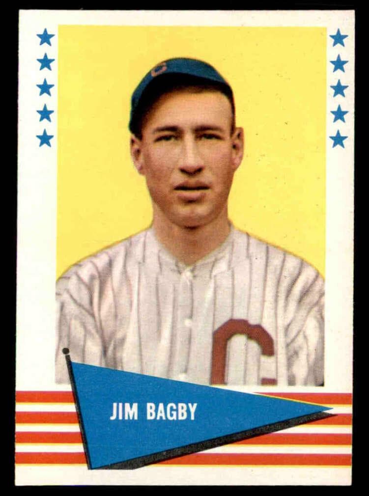 Jim Bagby 1961 fleer Fleer Baseball Greats