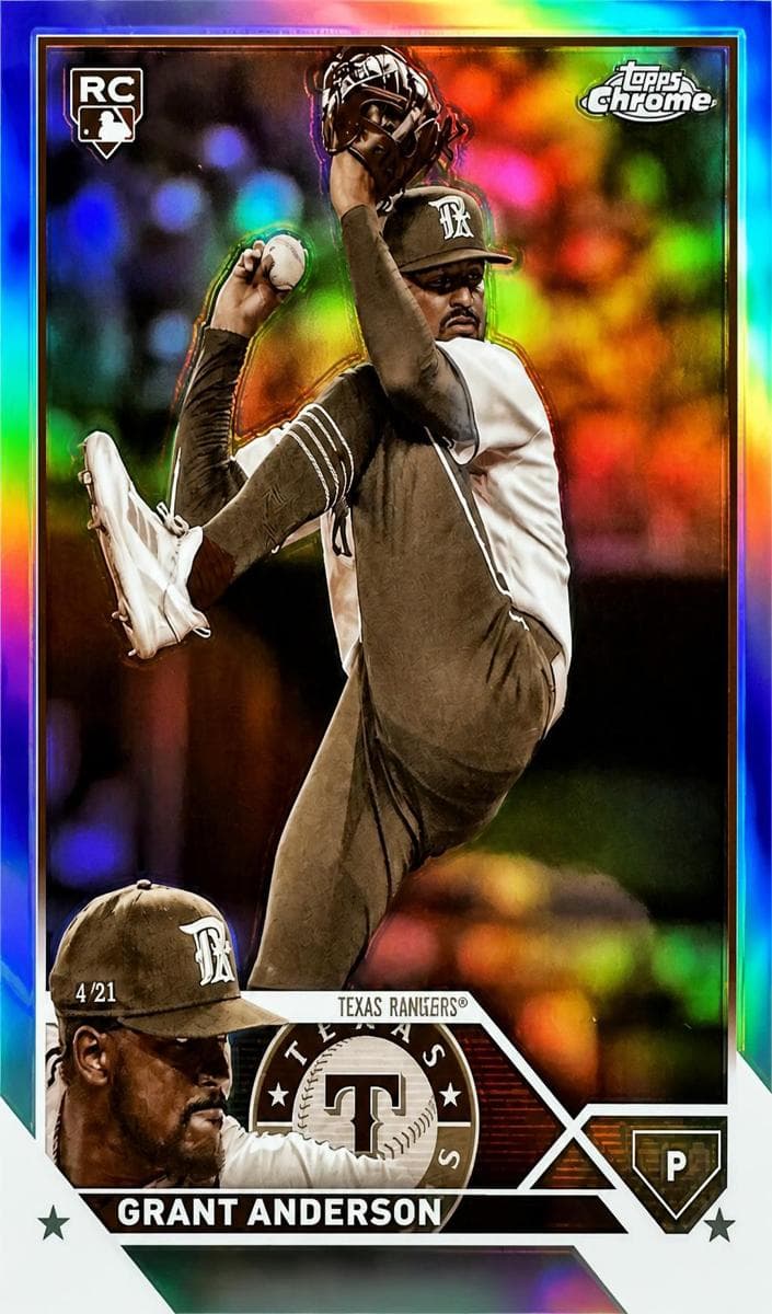 Grant Anderson 2023 topps Topps Chrome Update