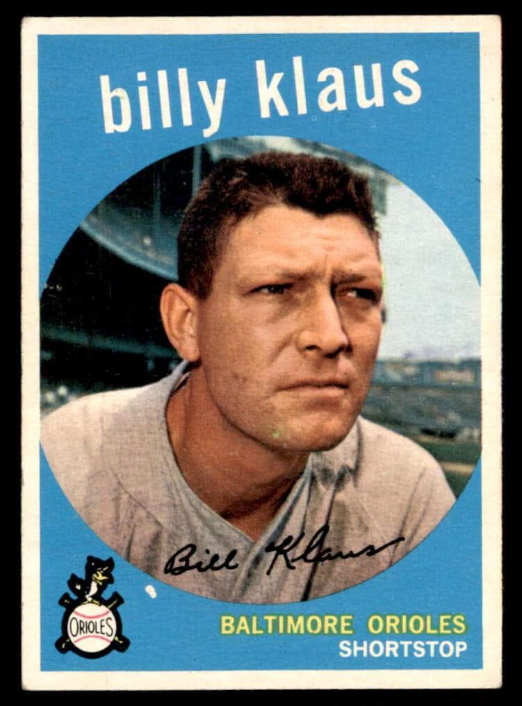 Billy Klaus 1959 topps Topps