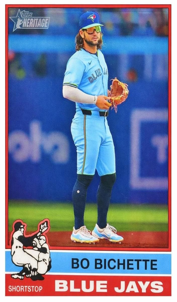 Bo Bichette 2025 topps Topps Heritage
