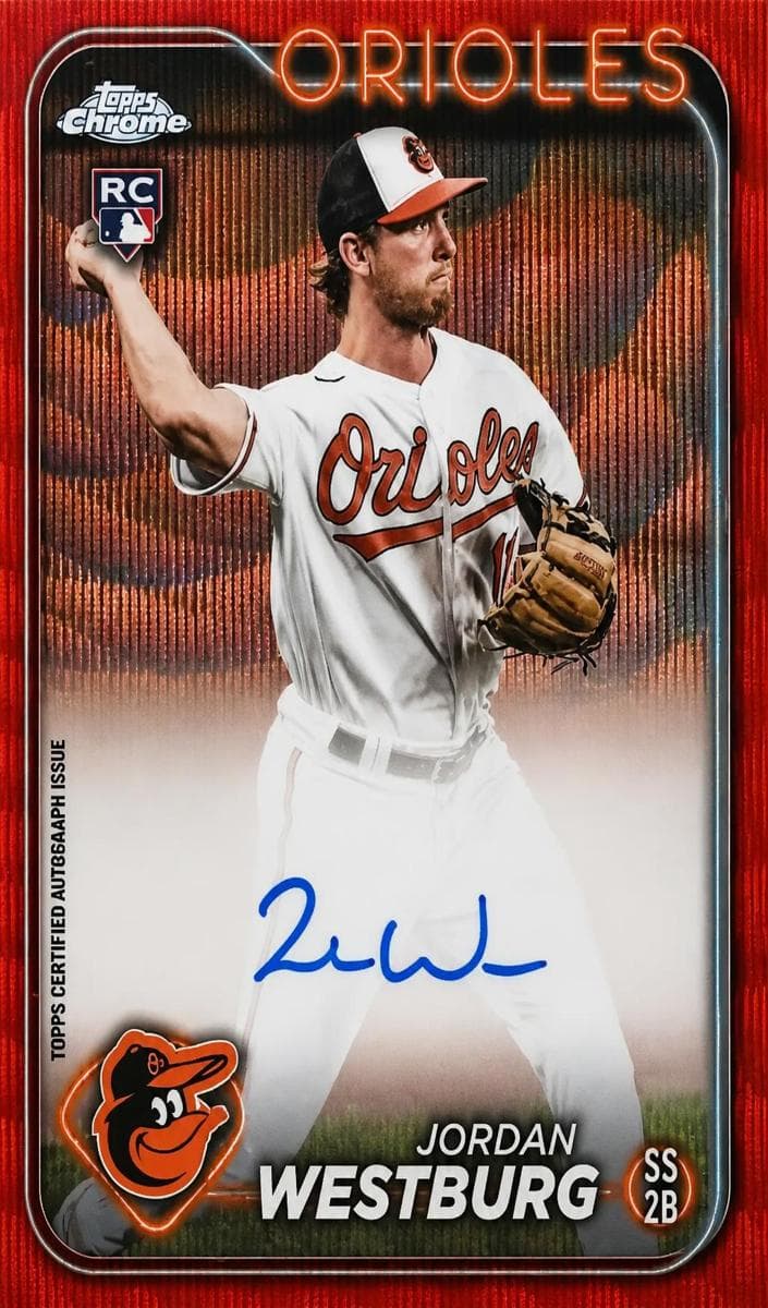 Jordan Westburg 2024 topps Topps Chrome