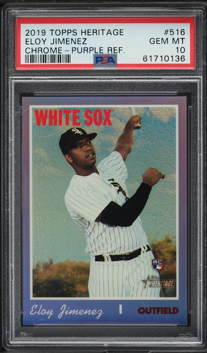 Eloy Jimenez 2019 topps Topps Heritage