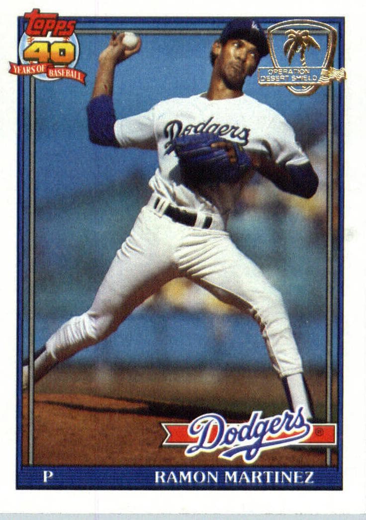 Ramon Martinez 1991 topps Topps