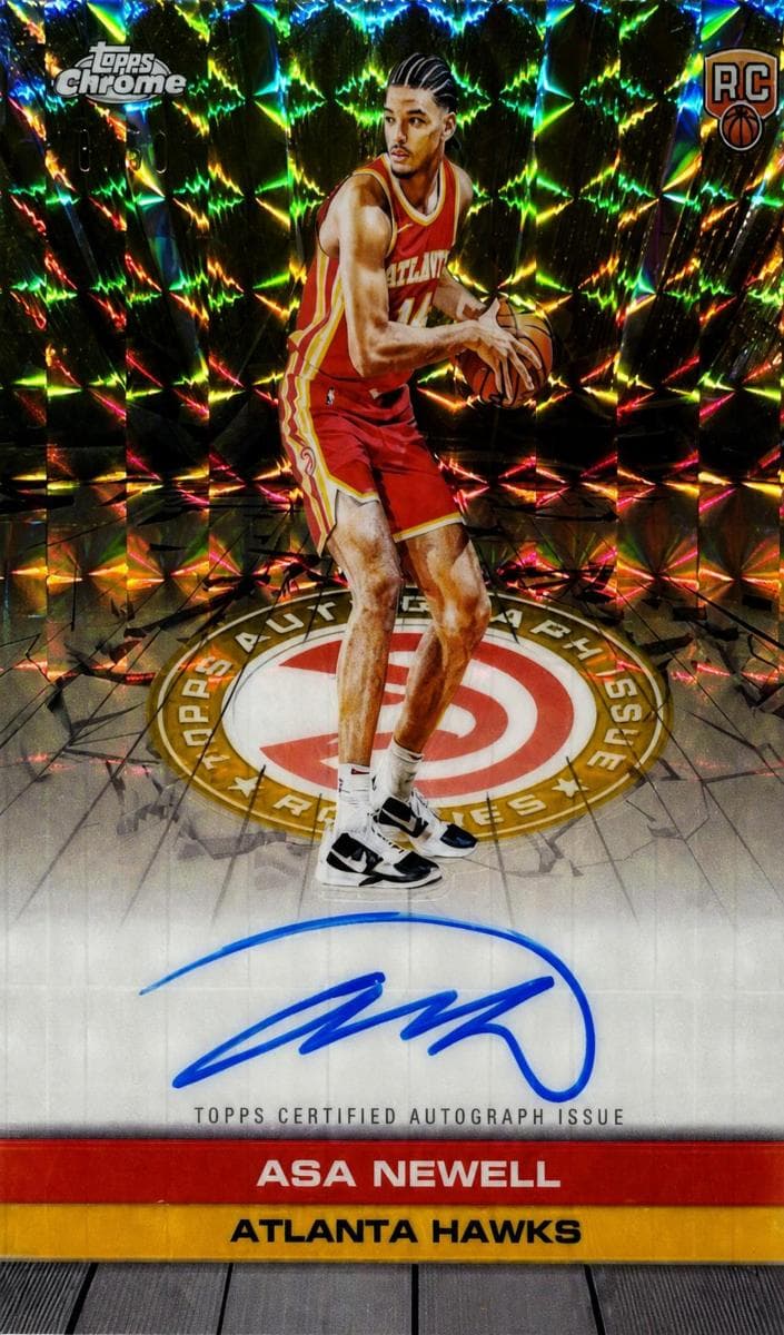 Asa Newell 2025 topps Topps Chrome
