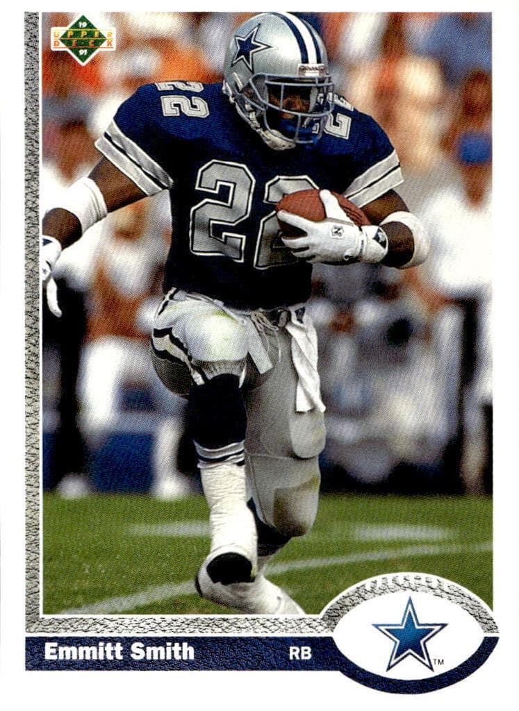 Emmitt Smith 1991 upper-deck Upper Deck