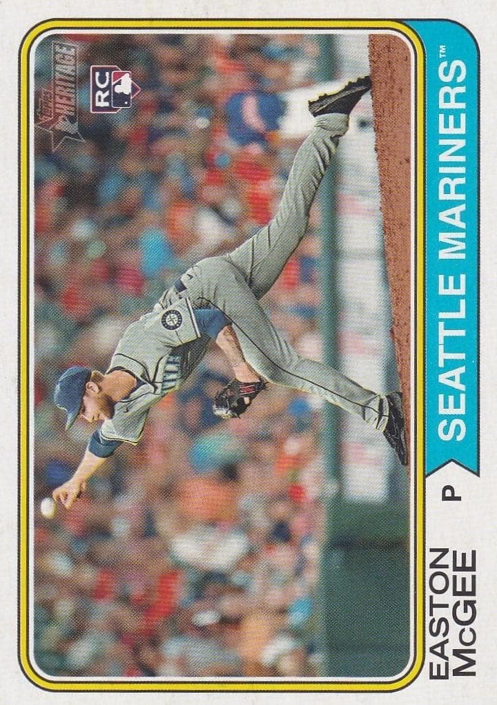 Easton McGee trading card