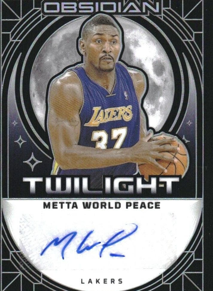 Metta World Peace 2023 panini Obsidian
