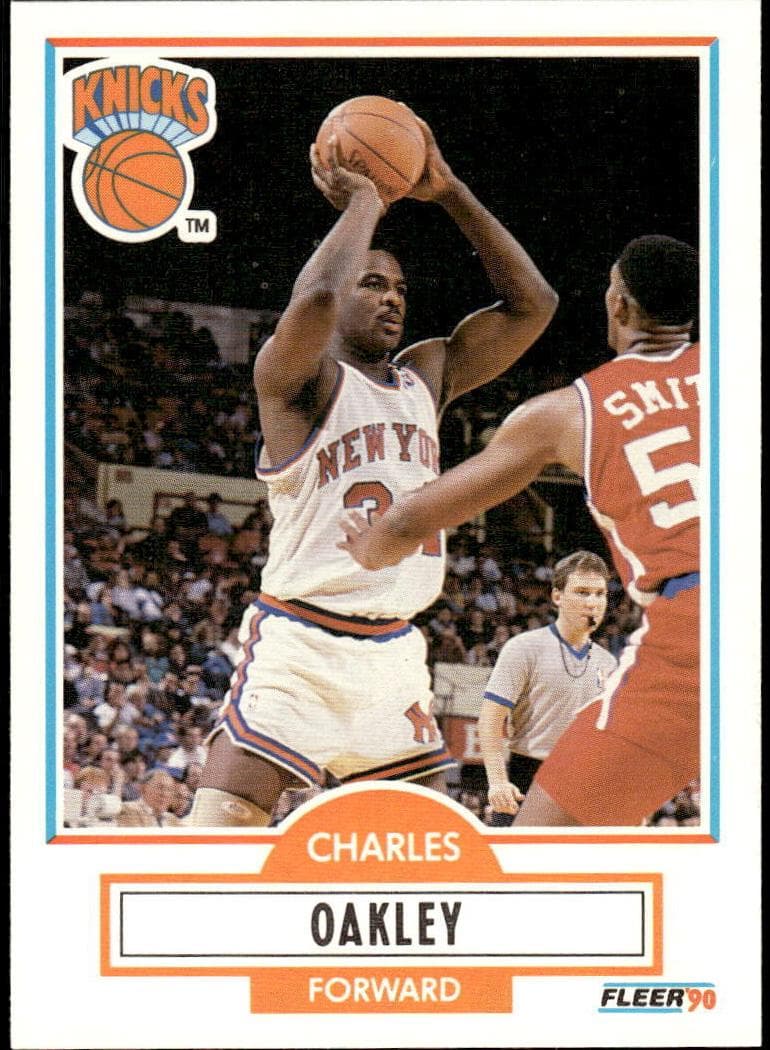 Charles Oakley 1990 fleer Fleer