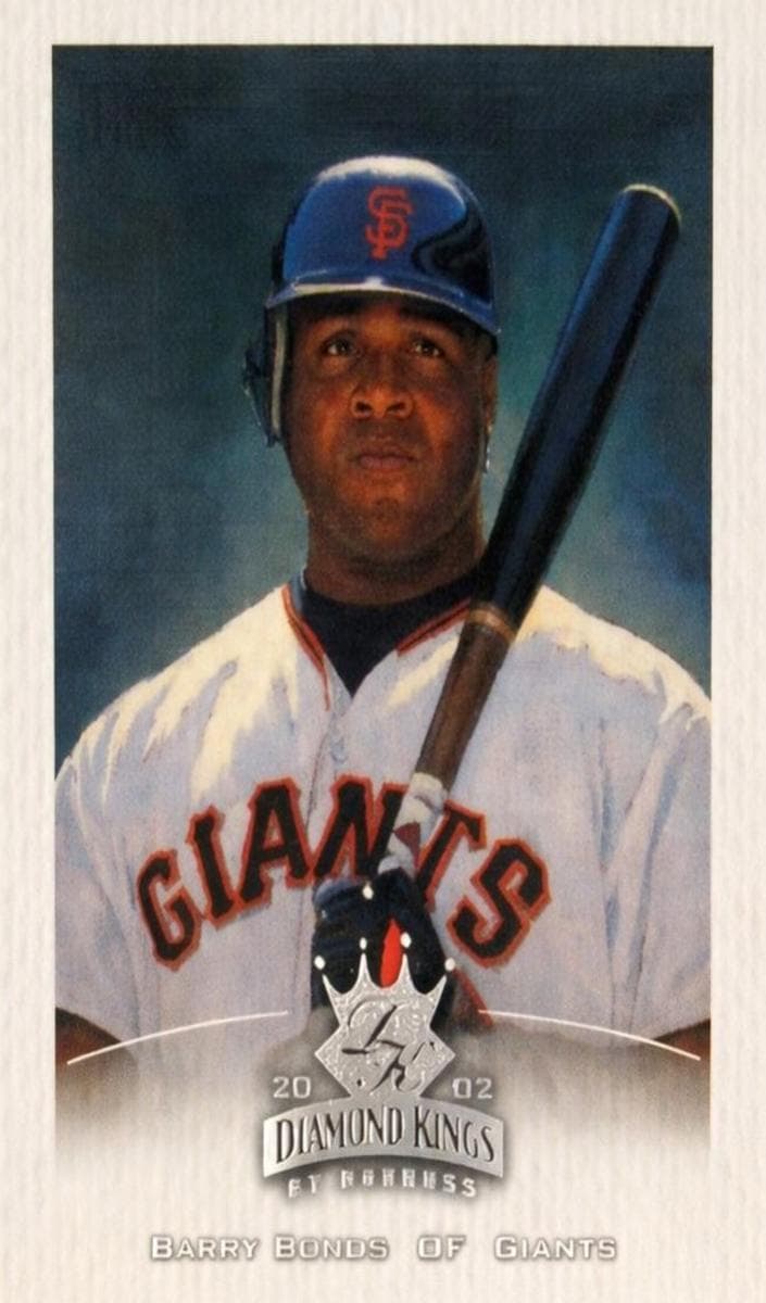 Barry Bonds 2002 panini Donruss Diamond Kings