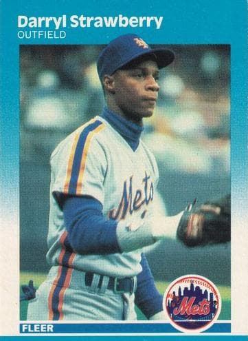 Darryl Strawberry 1987 fleer Fleer
