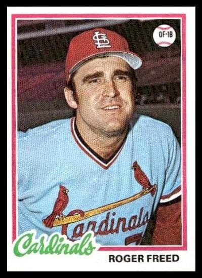 Roger Freed 1978 topps Topps