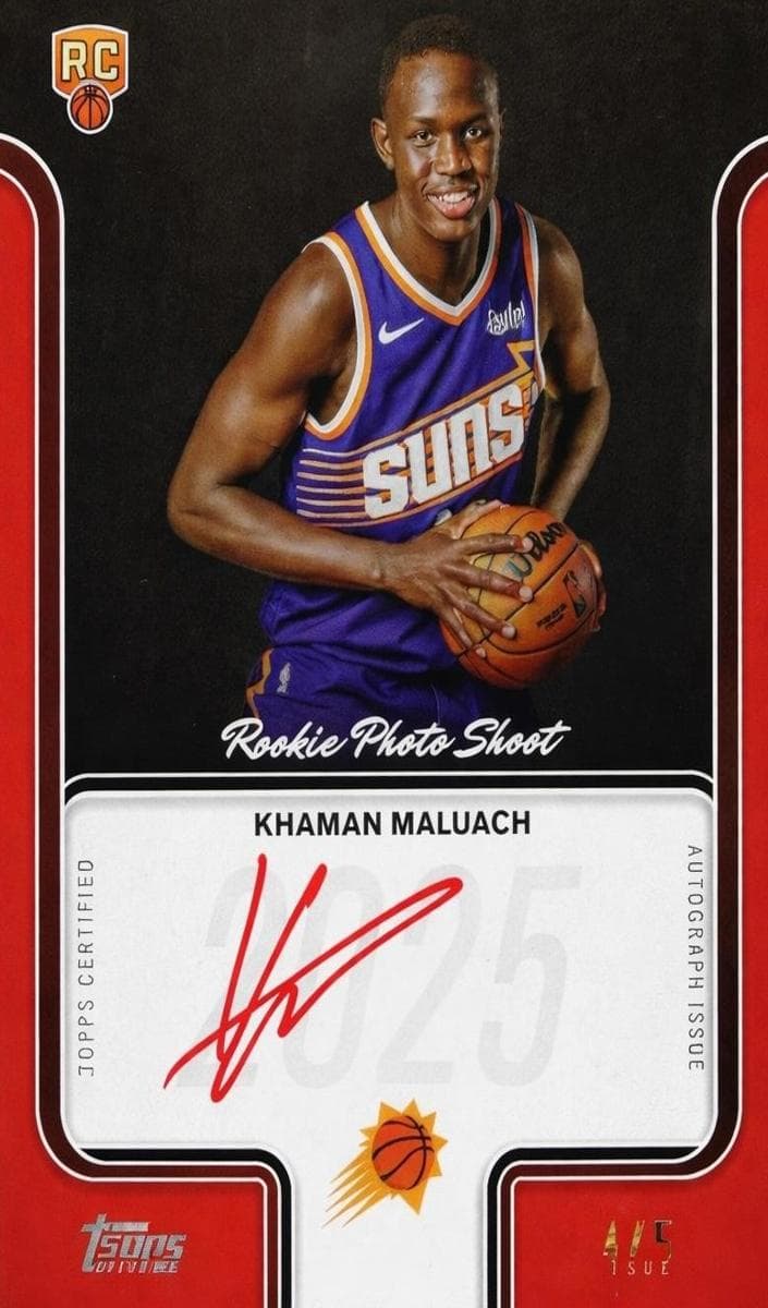 Khaman Maluach 2025 topps Topps