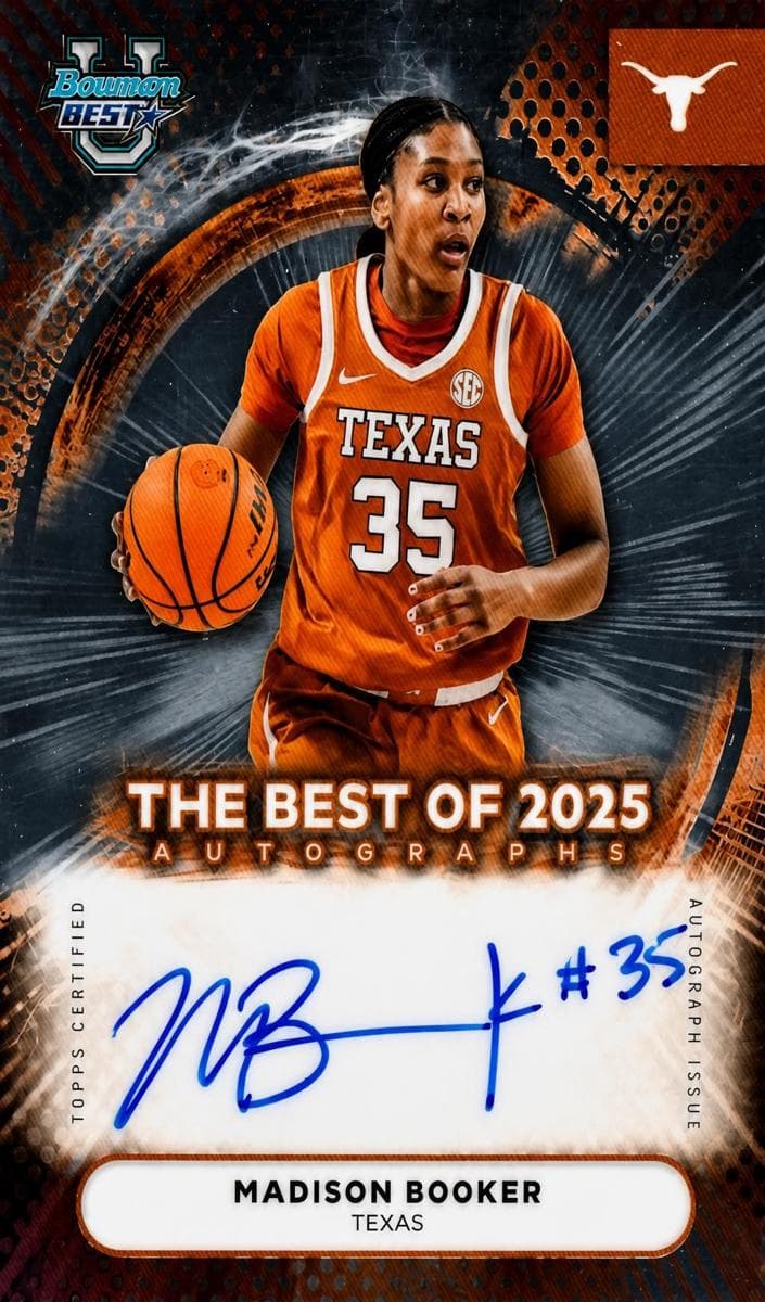 Madison Booker 2025 bowman