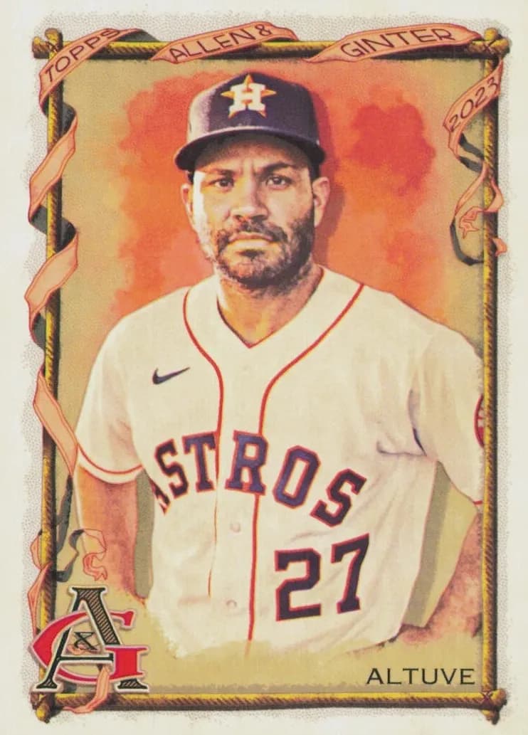 Jose Altuve 2023 topps Topps Allen & Ginter