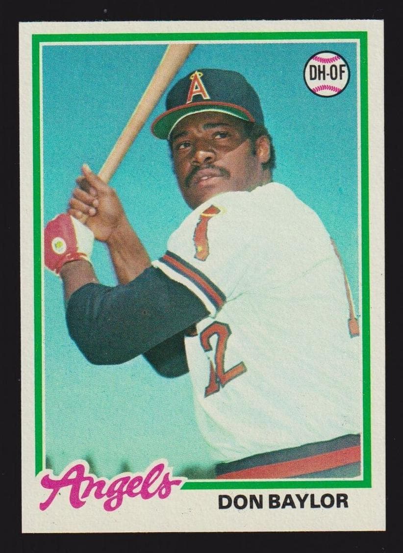 Don Baylor 1978 topps Topps