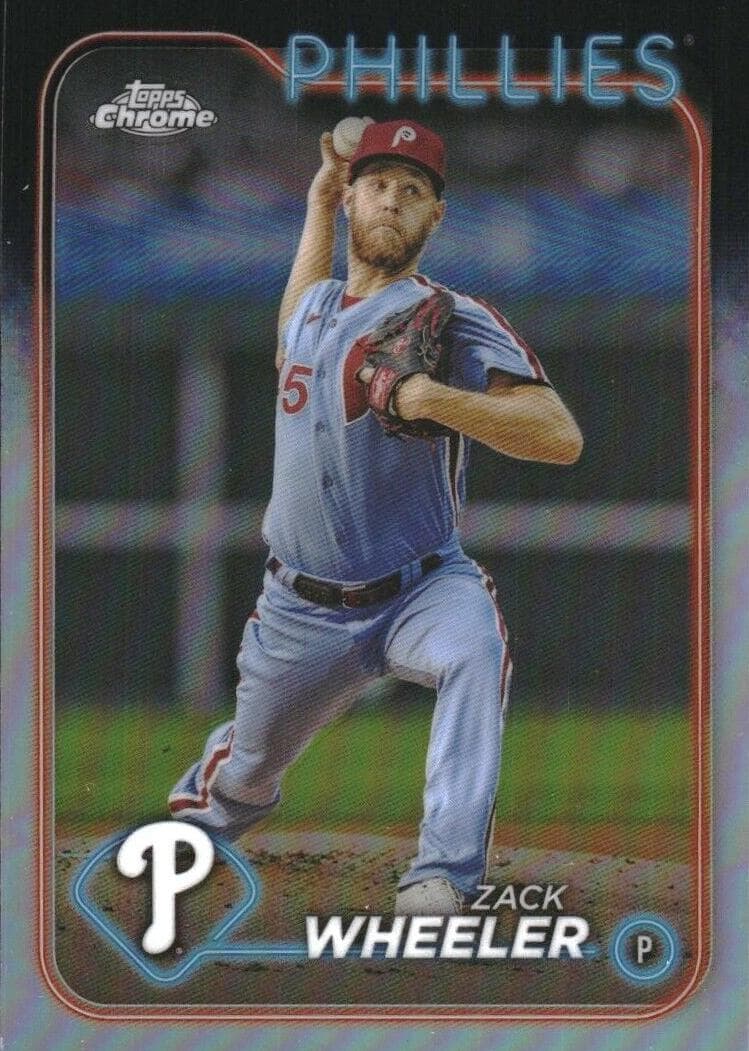 Zack Wheeler 2024 topps Topps Chrome