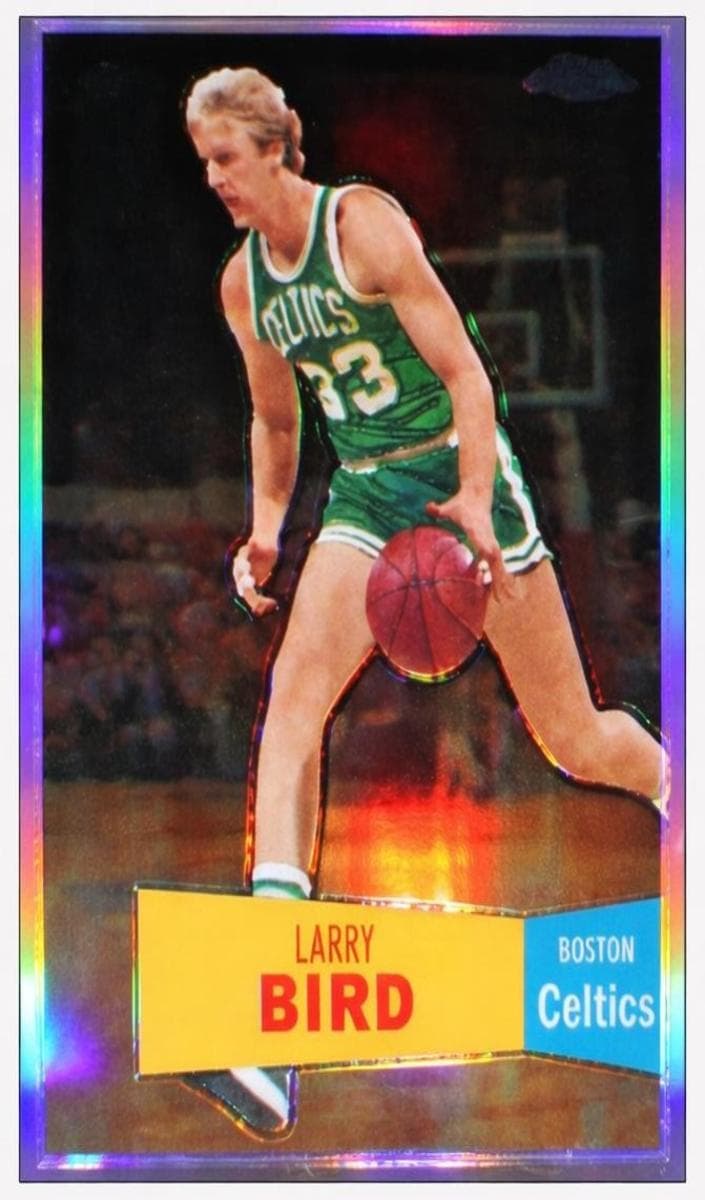 Larry Bird 2007 topps Chrome