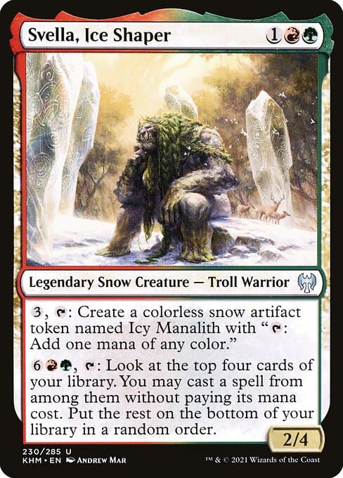Svella, Ice Shaper 2021 Magic: The Gathering Kaldheim Showcase