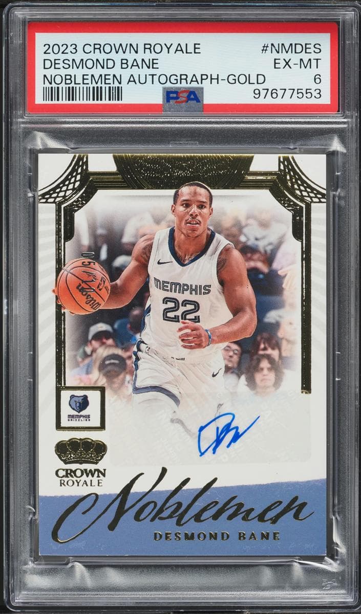 Desmond Bane 2023 panini Panini Crown Royale