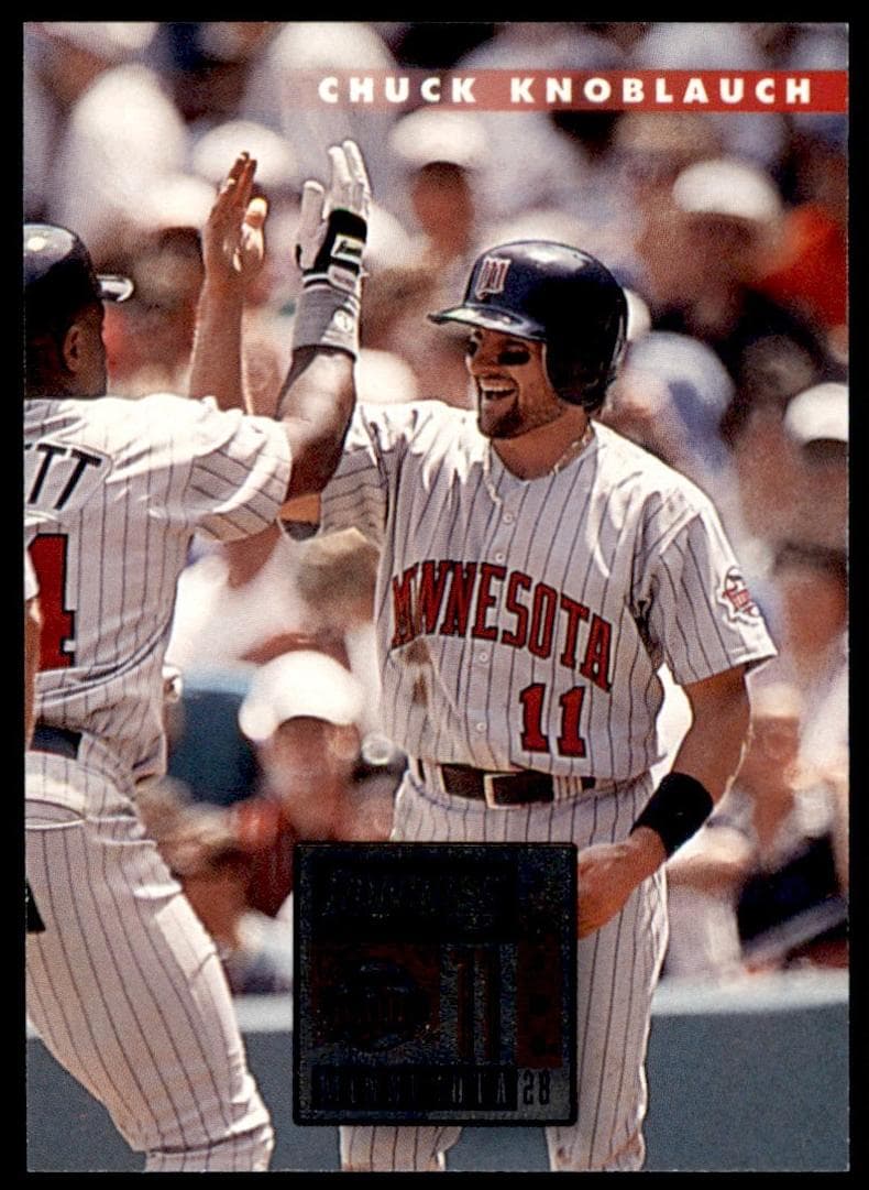 Chuck Knoblauch 1996 panini Donruss