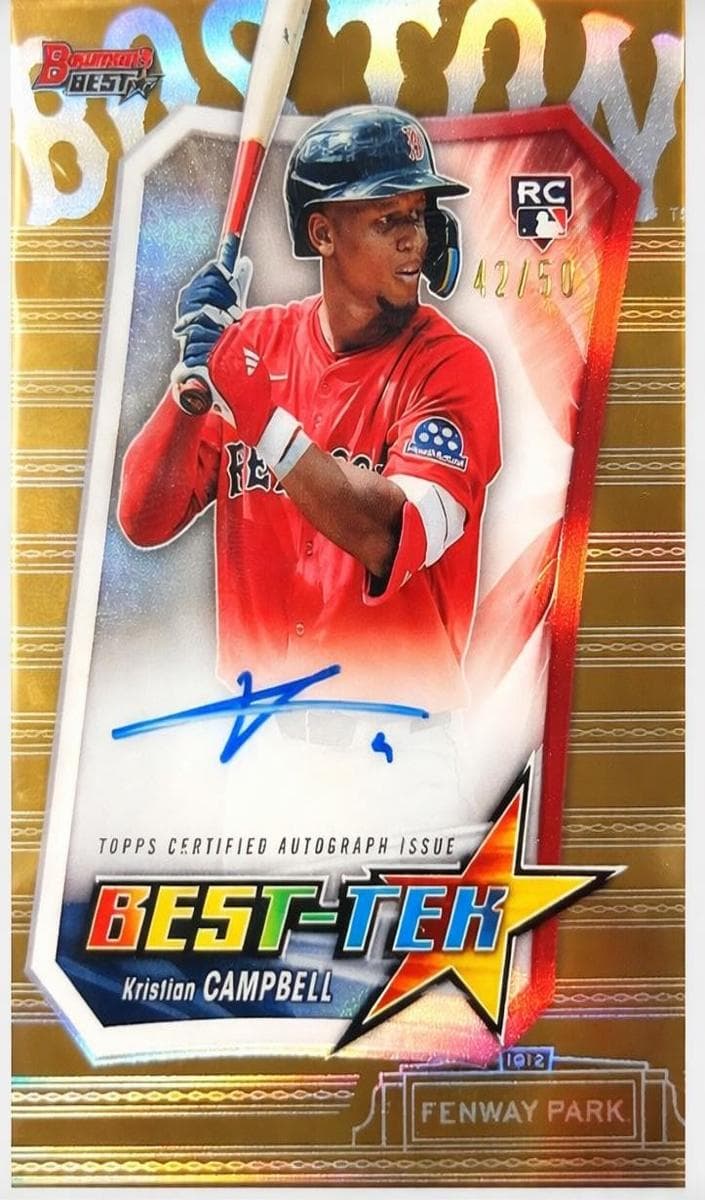 Kristian Campbell 2025 bowman Bowman Best