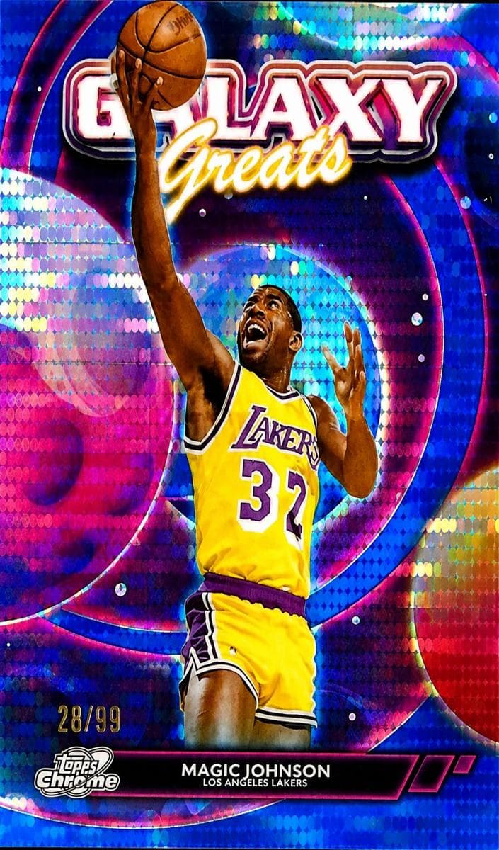 Magic Johnson 2025 topps Topps Cosmic Chrome