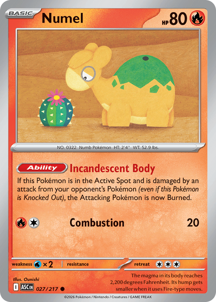 Numel 2026 Pokemon
