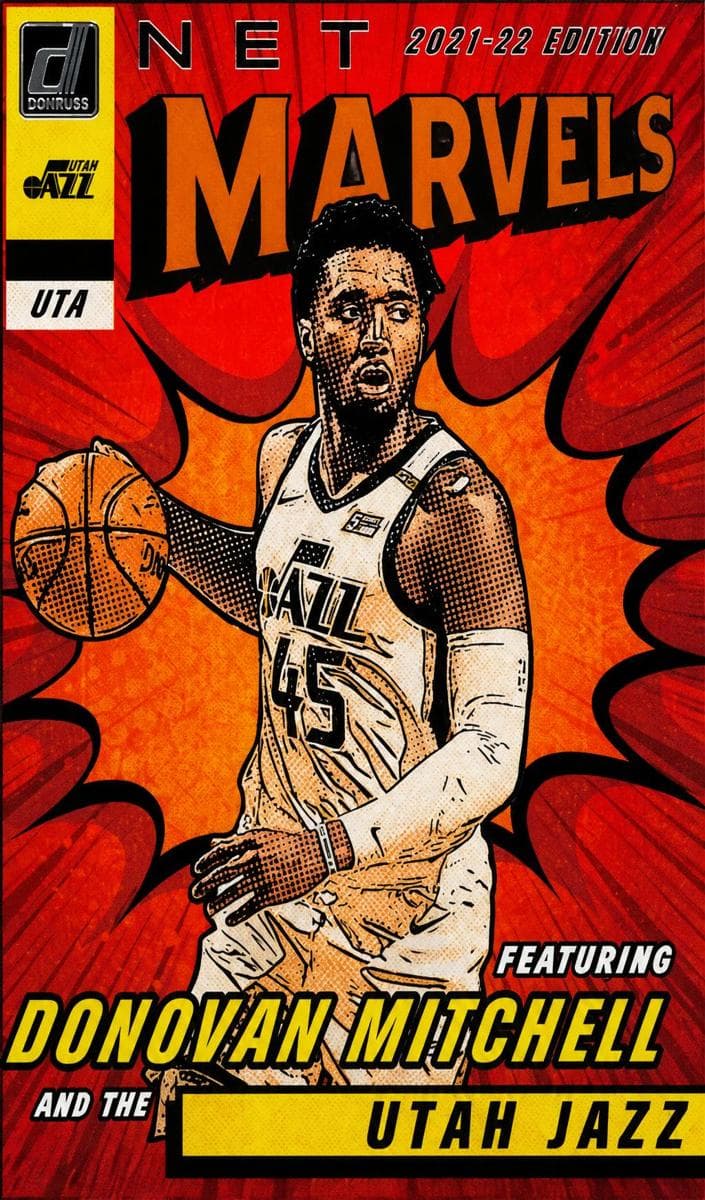 Donovan Mitchell 2021 panini Donruss